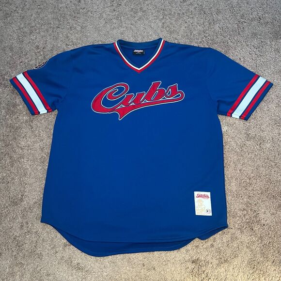 Stitches Chicago Cubs Men's Jersey Size 2XL MLB Baseball - Picture 1 of 5